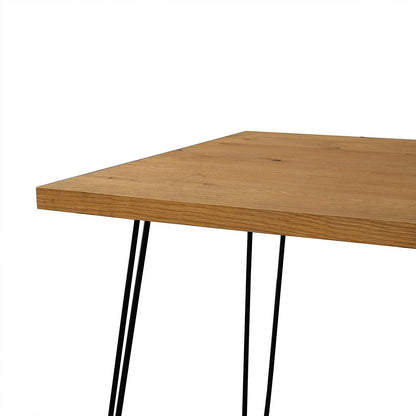Ensemble table à manger en chêne MEILEN avec 2 tabourets et 1 banc
