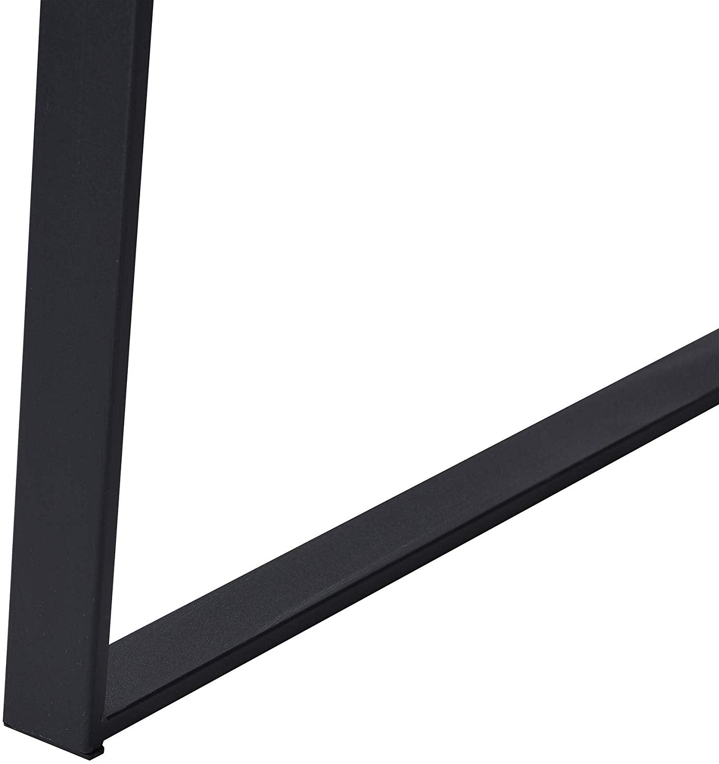 Bureau KLOTEN en chêne avec pieds en métal noir