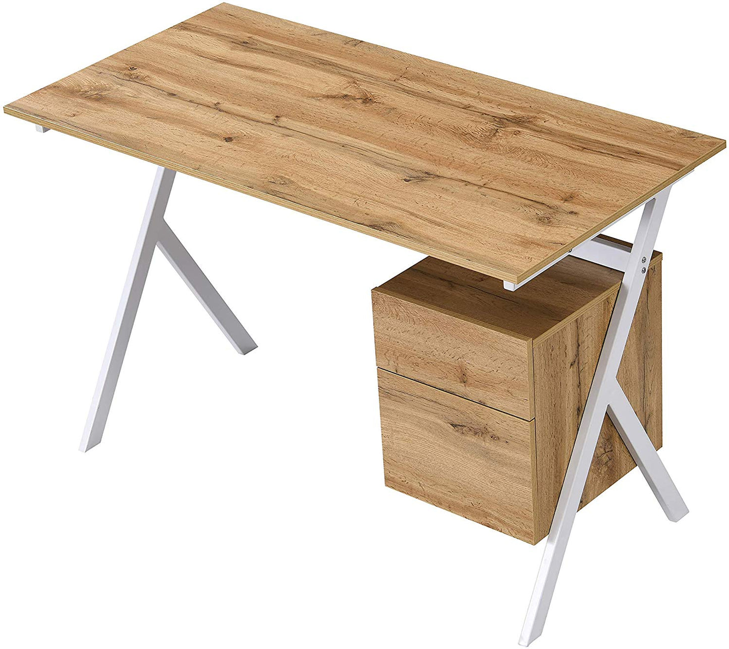 Bureau SION avec tiroir et placard en chêne