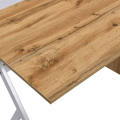 Bureau SION avec tiroir et placard en chêne