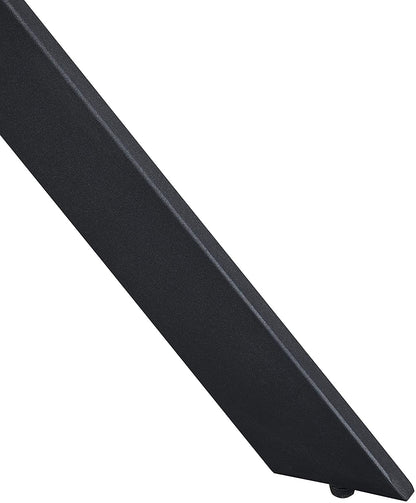 Table à manger Granby Wotan effet chêne 140 cm avec pieds géométriques en métal