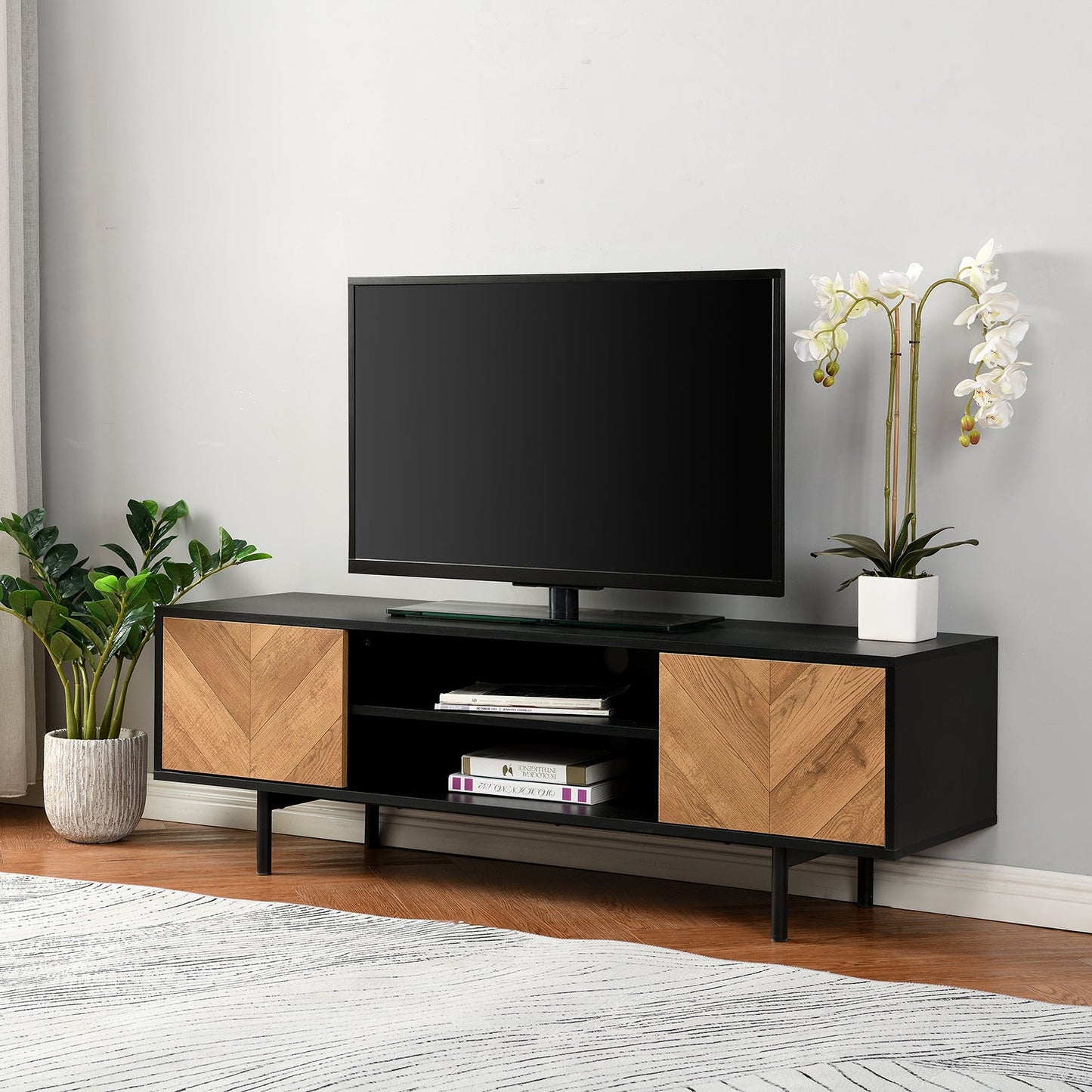 Meuble TV Brooklyn 140 cm de large