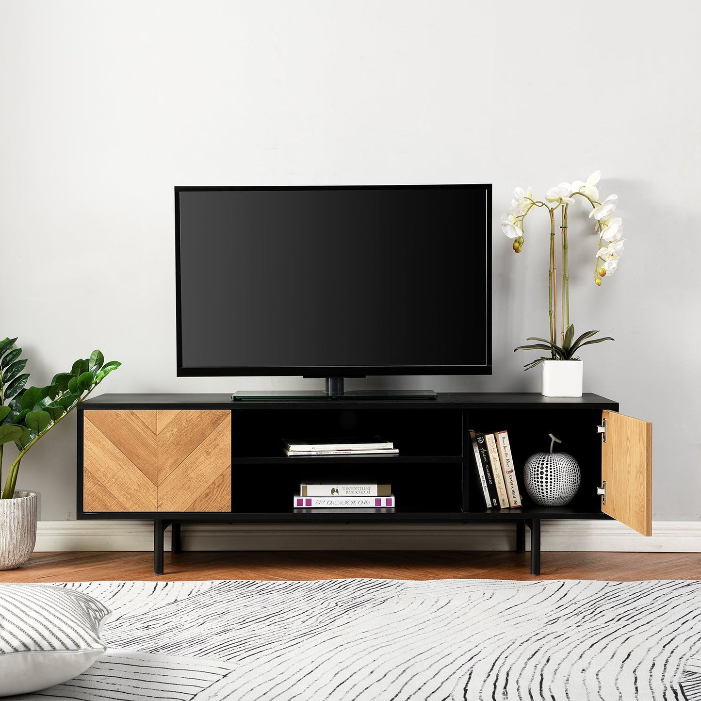 Meuble TV Brooklyn 140 cm de large