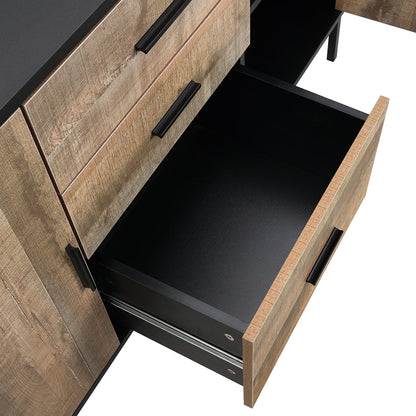 Buffet Carnaby à 2 placards et 3 tiroirs