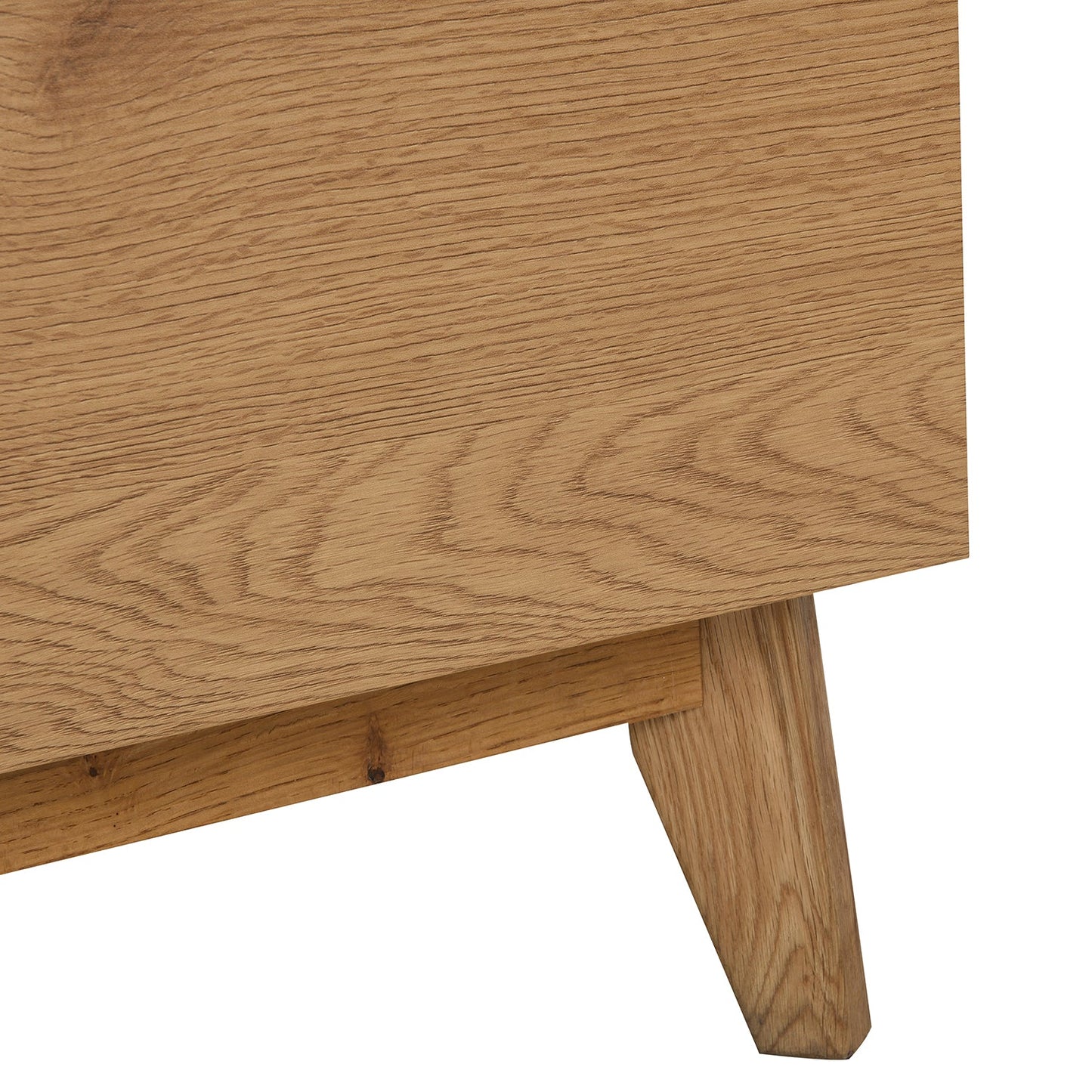 Bureau d'écriture Ernest en blanc et chêne