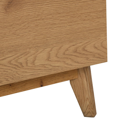 Bureau d'écriture Ernest en blanc et chêne