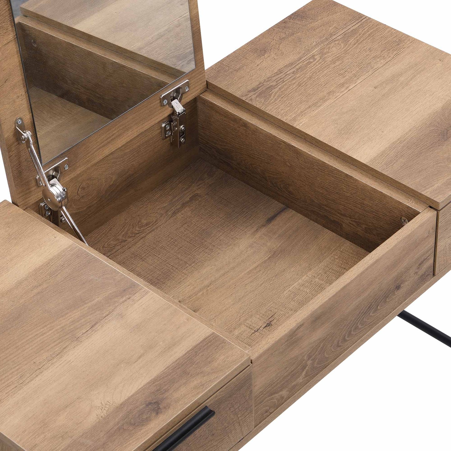 Coiffeuse console effet chêne Selwyn