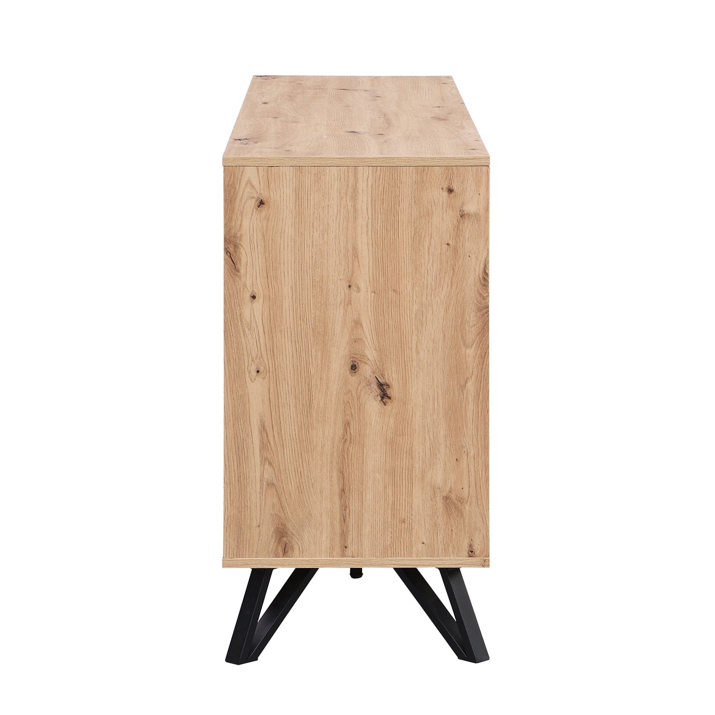 Grand buffet Weston effet chêne 3 portes et 3 tiroirs