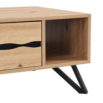 Table basse effet chêne Weston