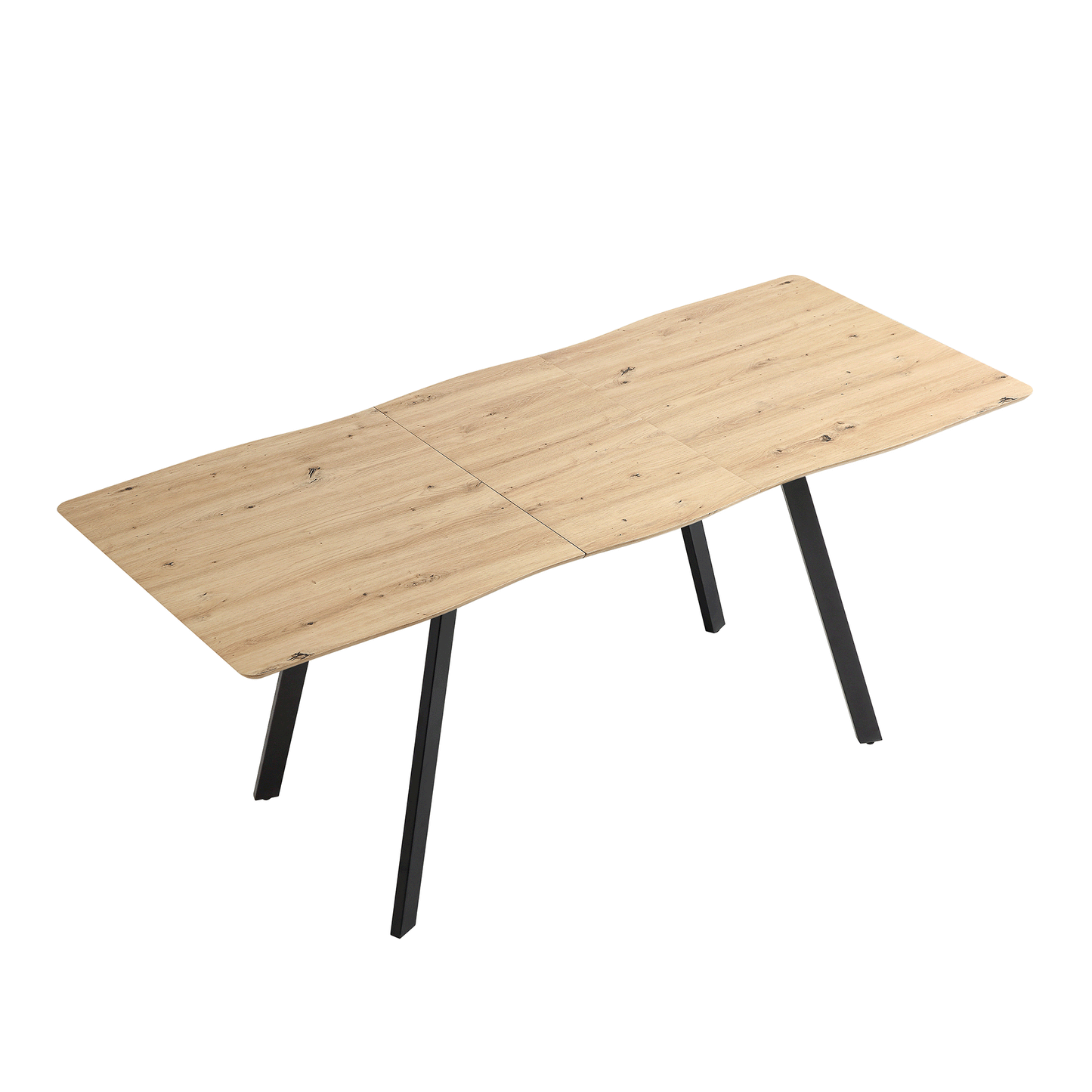 Table à manger extensible Weston effet chêne 6 à 8 places