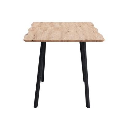 Table à manger extensible Weston effet chêne 6 à 8 places