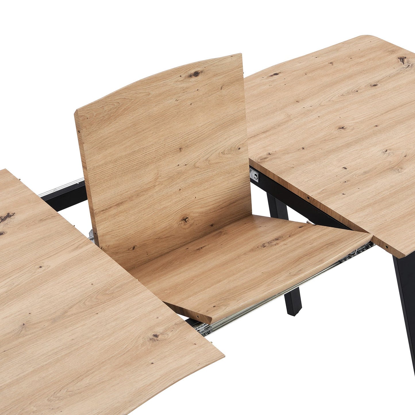 Table à manger extensible Weston effet chêne 6 à 8 places