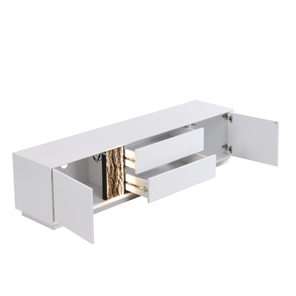 Meuble TV LED extra large Glen Tree Bark