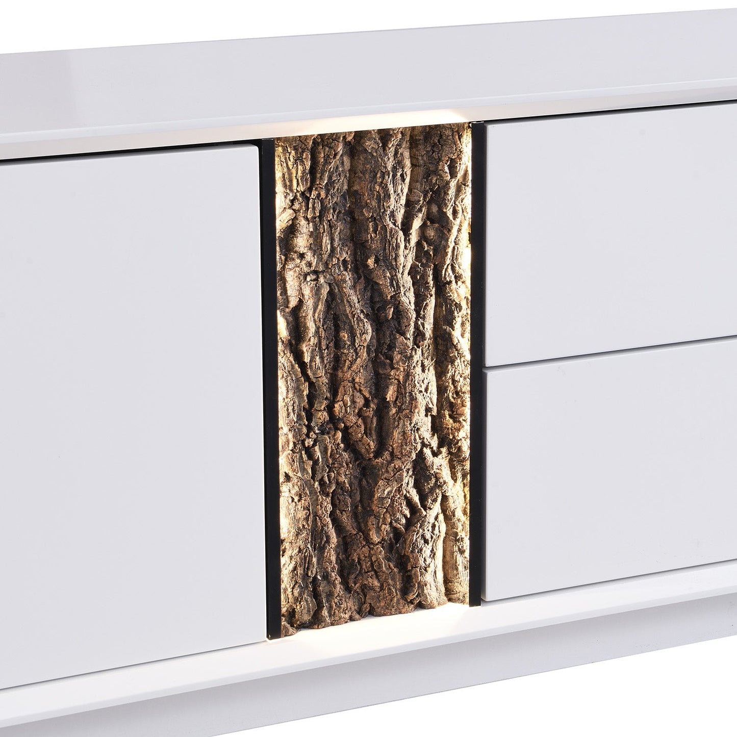 Meuble TV LED extra large Glen Tree Bark