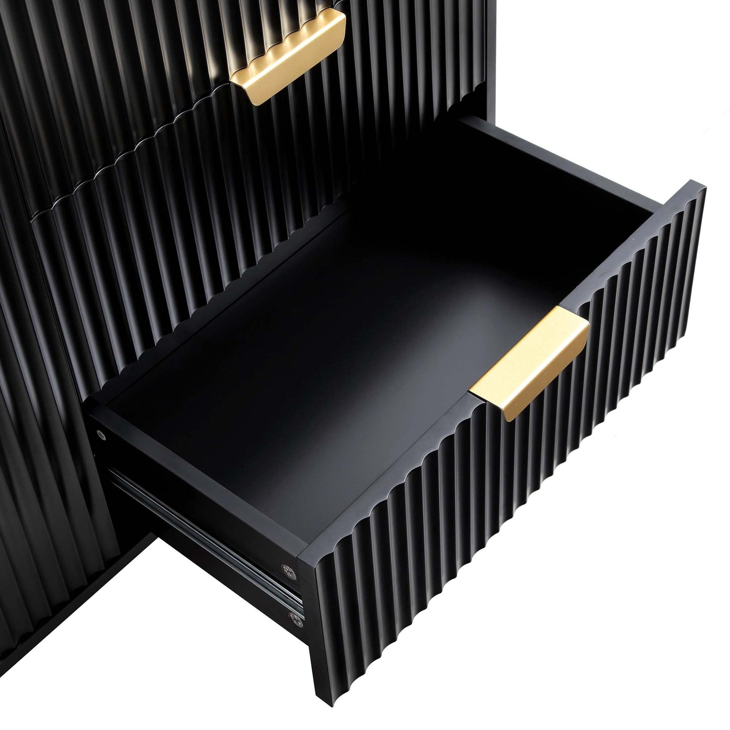 Buffet Richmond Ridged, grand format, noir mat