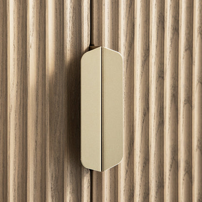 Grand buffet strié Richmond, frêne clair