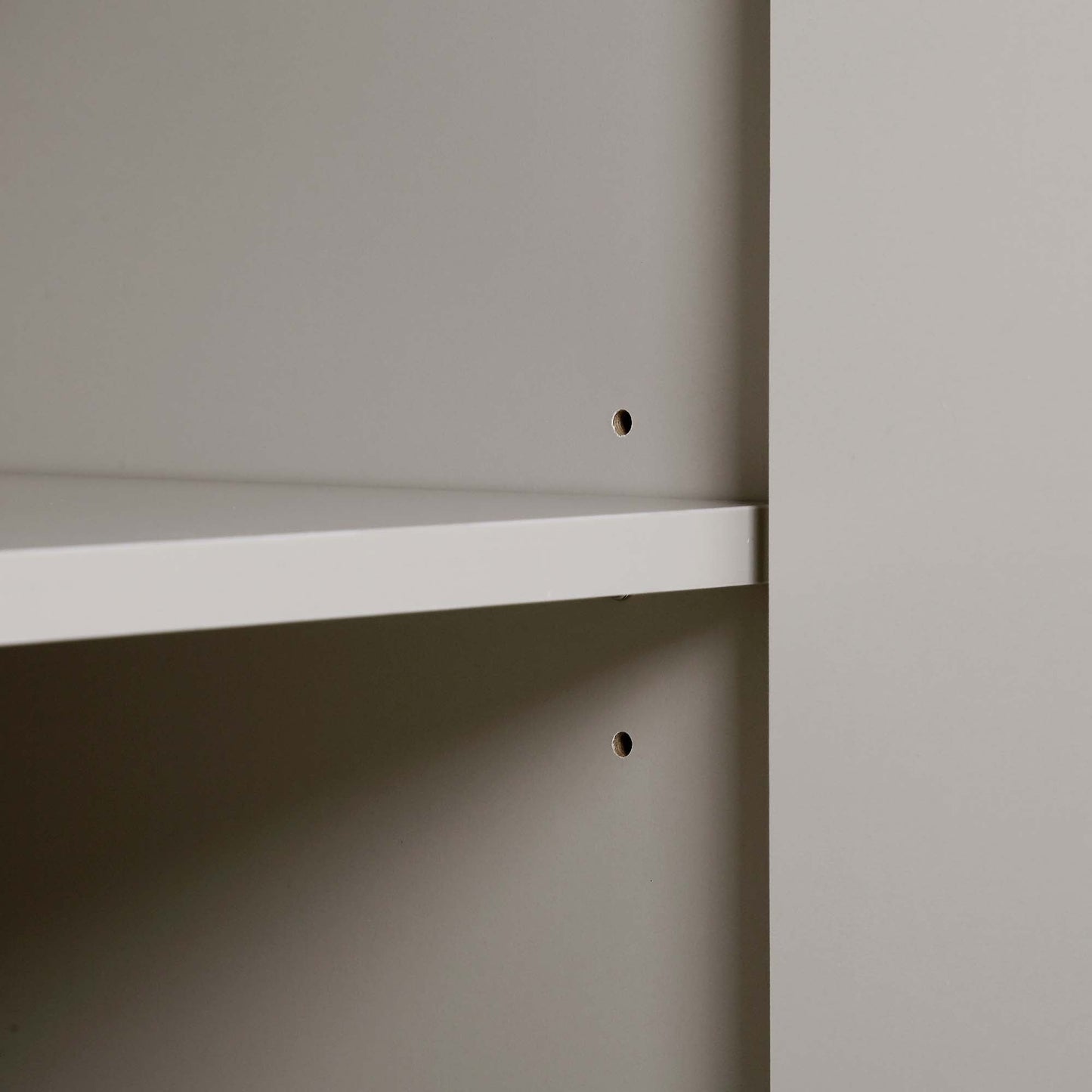 Grand buffet strié Richmond, taupe mat