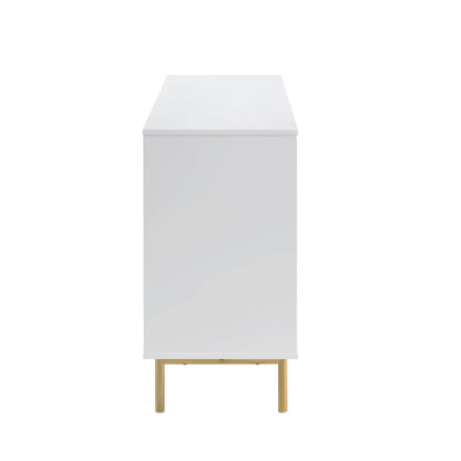 Buffet Richmond Ridged, grand format, blanc mat