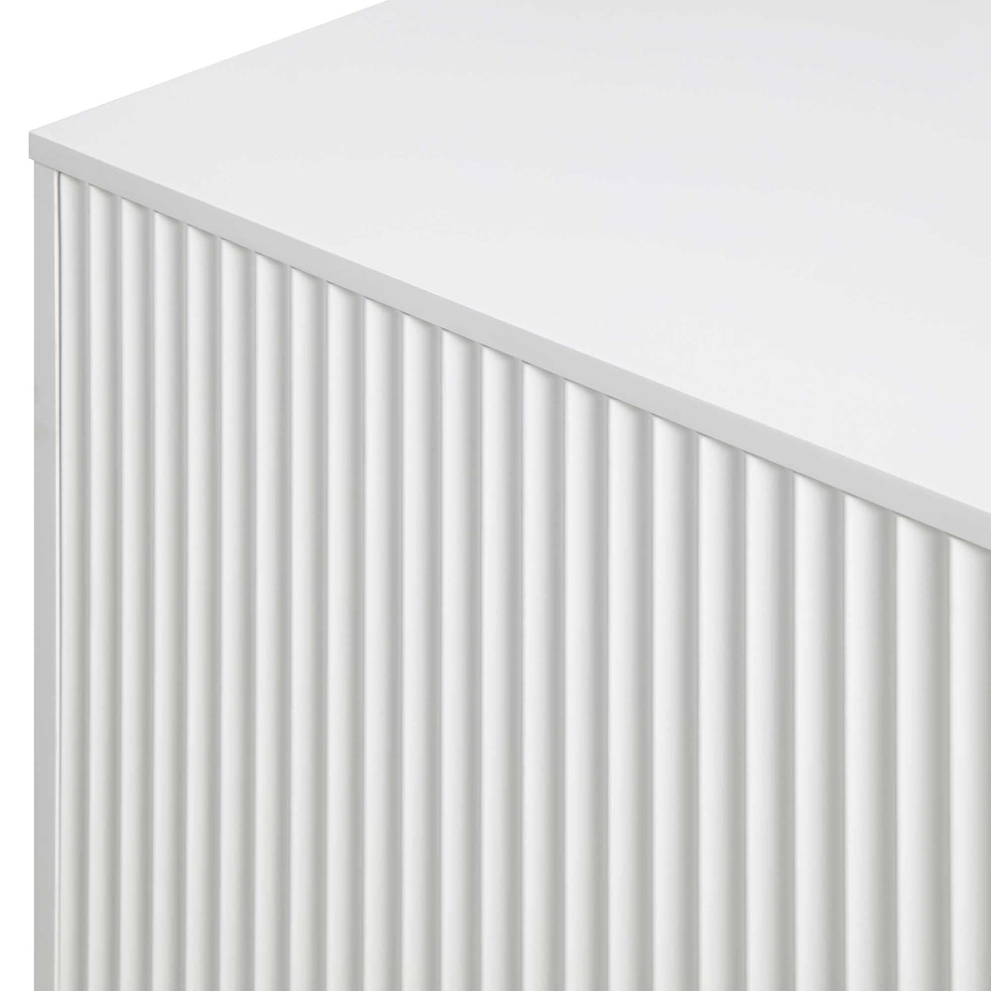 Buffet Richmond Ridged, grand format, blanc mat