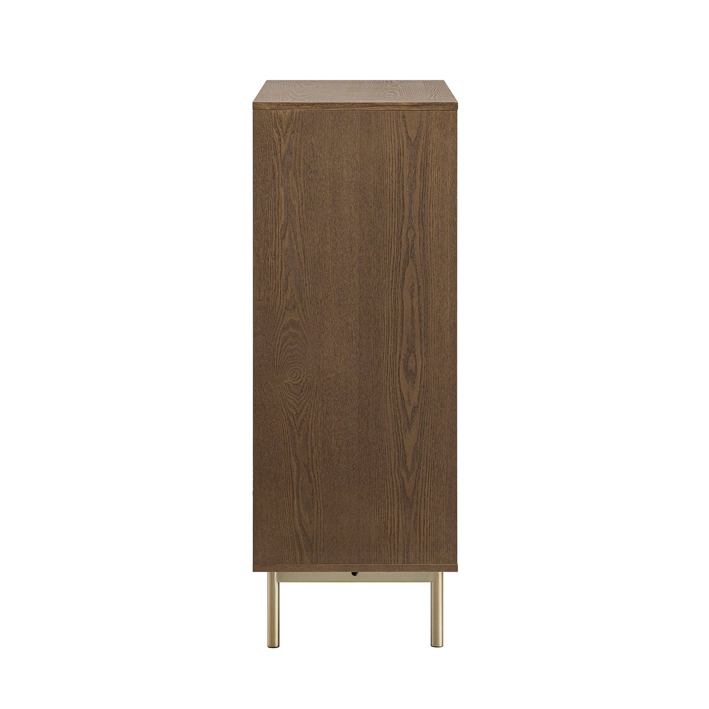 Meuble de rangement Richmond Ridged Highboard, frêne foncé