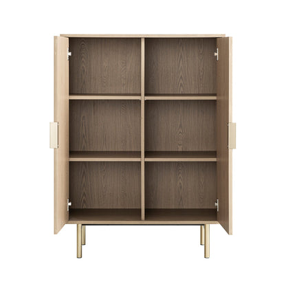 Buffet haut strié Richmond, frêne clair