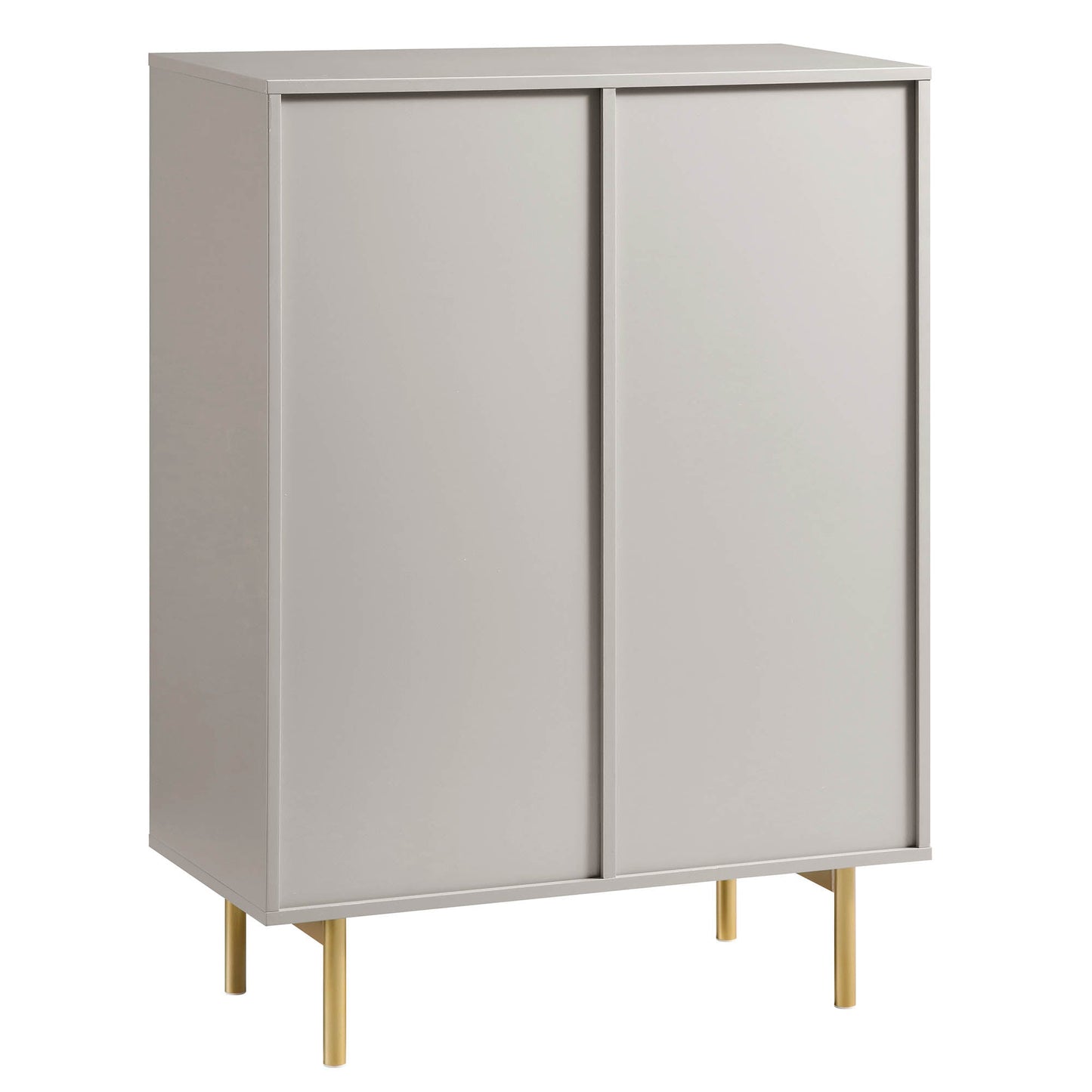 Meuble de rangement Richmond Ridged Highboard, taupe mat