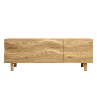 Meuble TV 3 portes Moriko, 150 cm