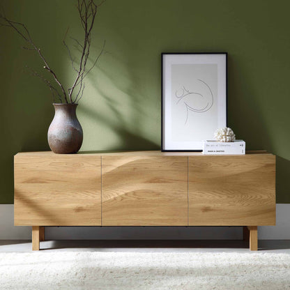 Meuble TV 3 portes Moriko, 150 cm