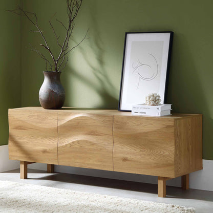 Meuble TV 3 portes Moriko, 150 cm