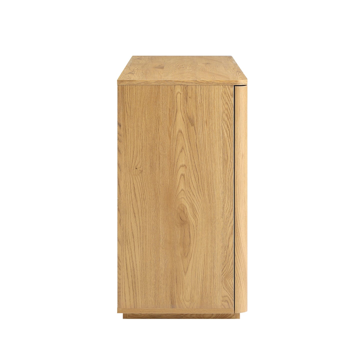 Buffet Agnes à bords incurvés, largeur 150 cm, naturel