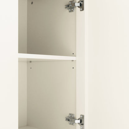 Buffet Agnes à bords incurvés, largeur 150 cm, blanc