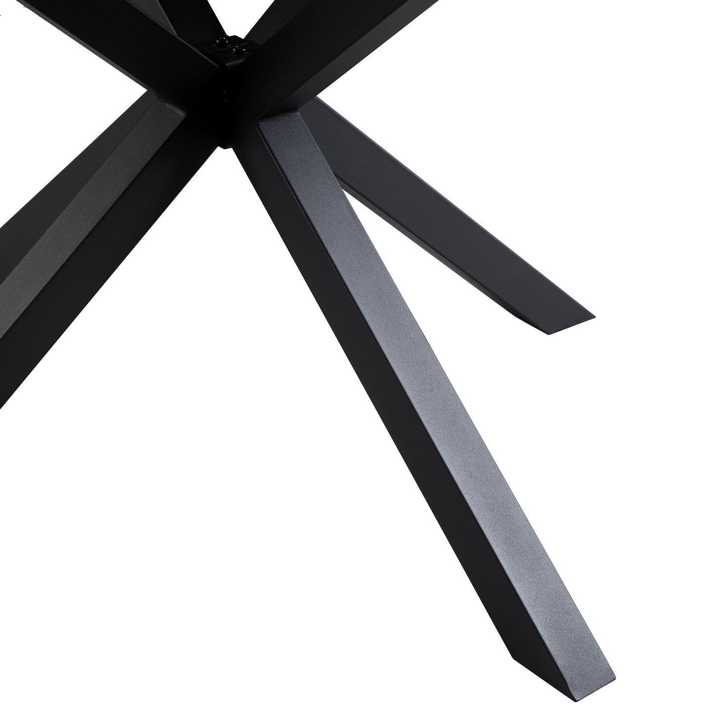 Table à manger en chêne massif à bords incurvés naturels BERN