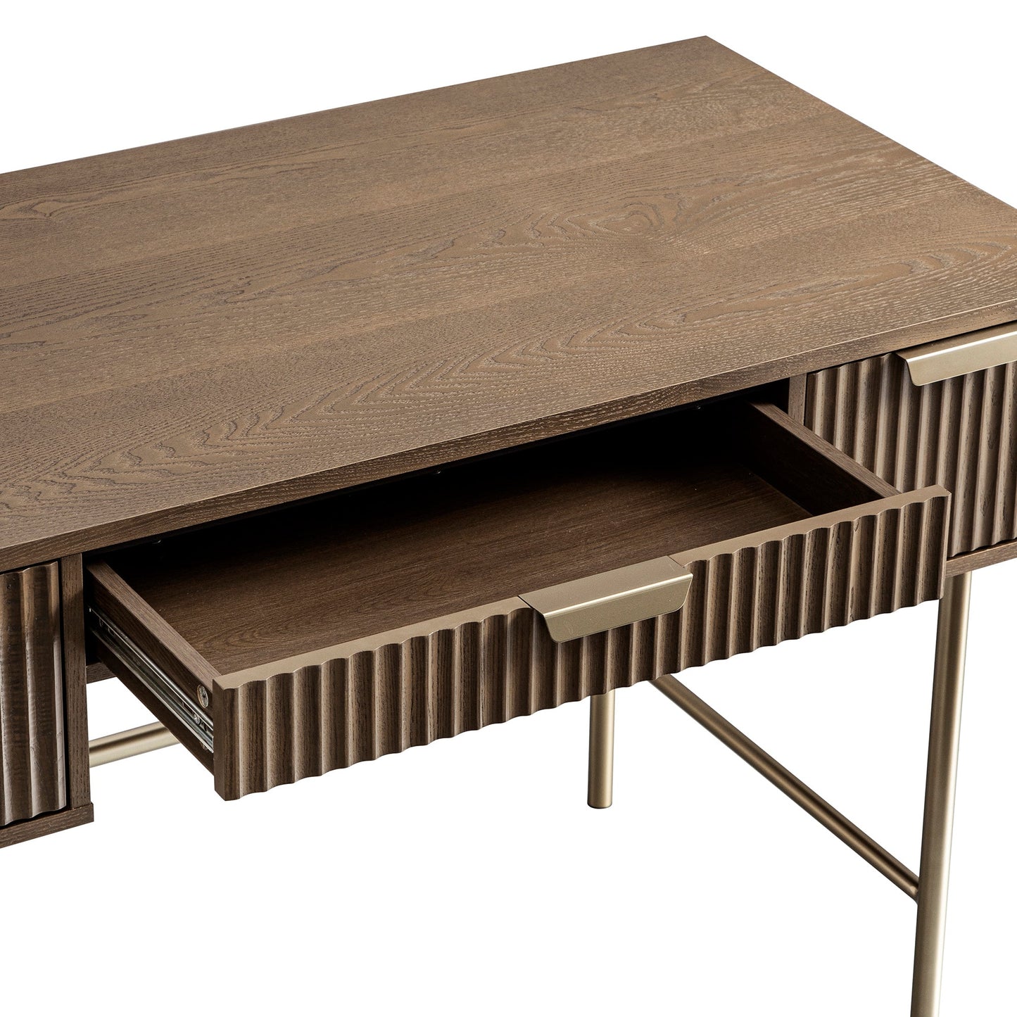 Coiffeuse Richmond Ridged, frêne foncé