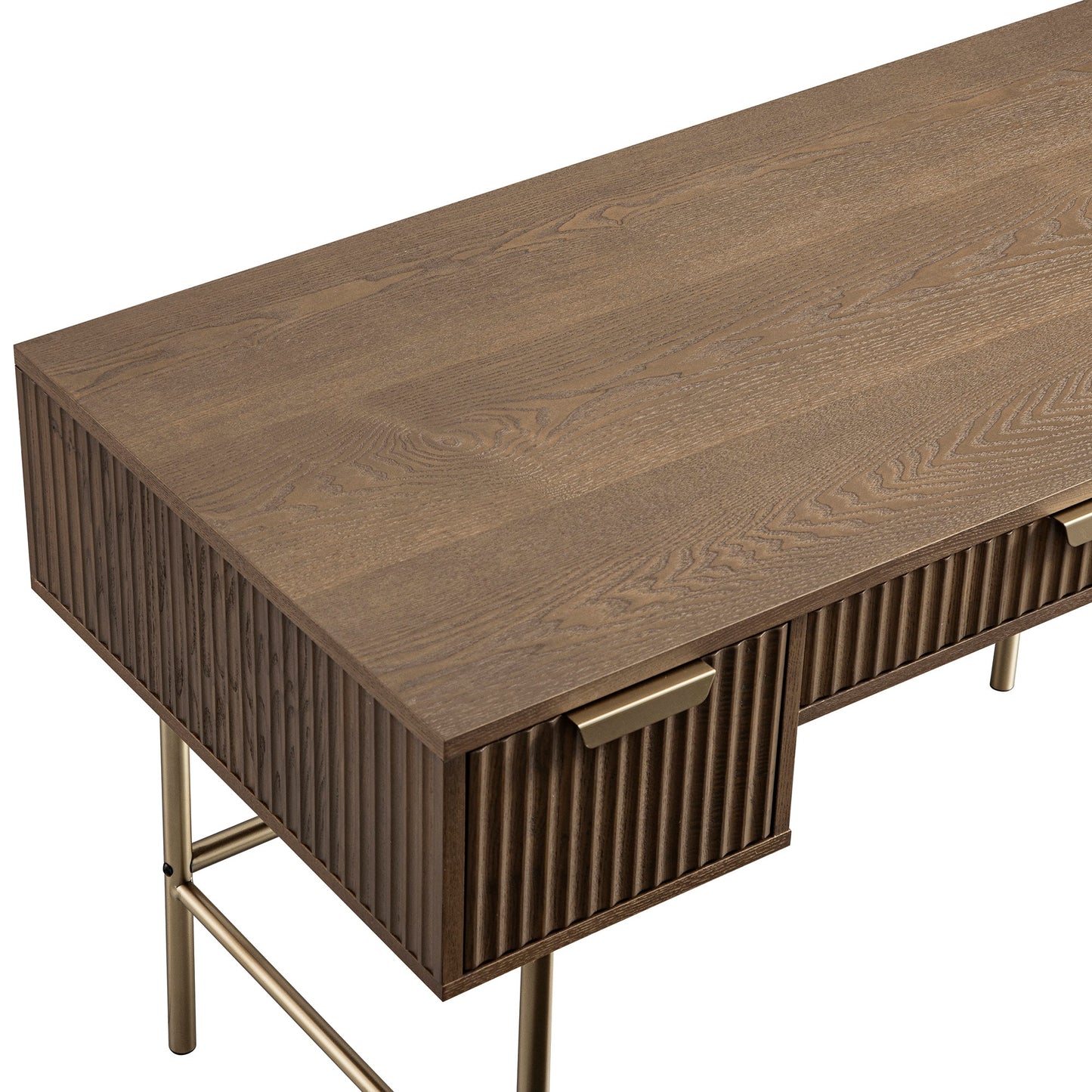 Coiffeuse Richmond Ridged, frêne foncé