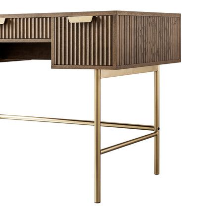 Coiffeuse Richmond Ridged, frêne foncé