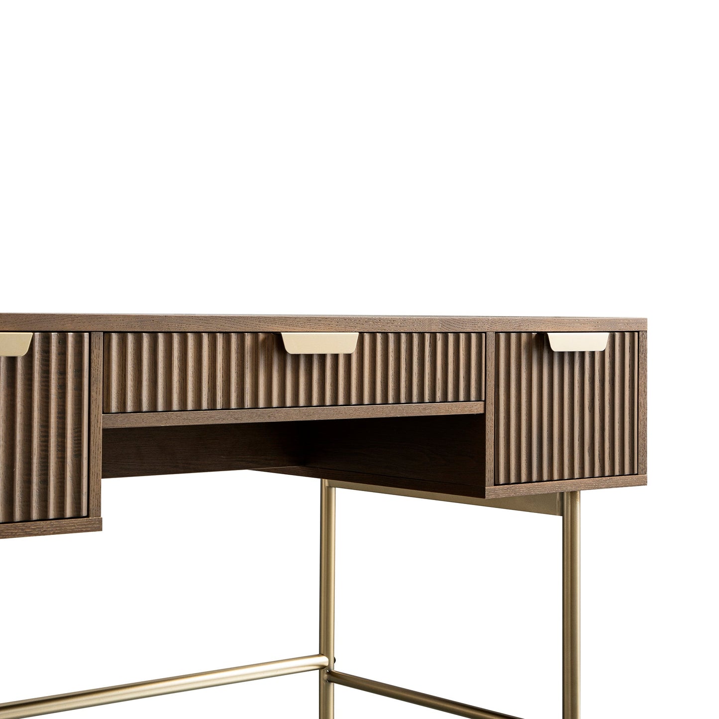 Coiffeuse Richmond Ridged, frêne foncé