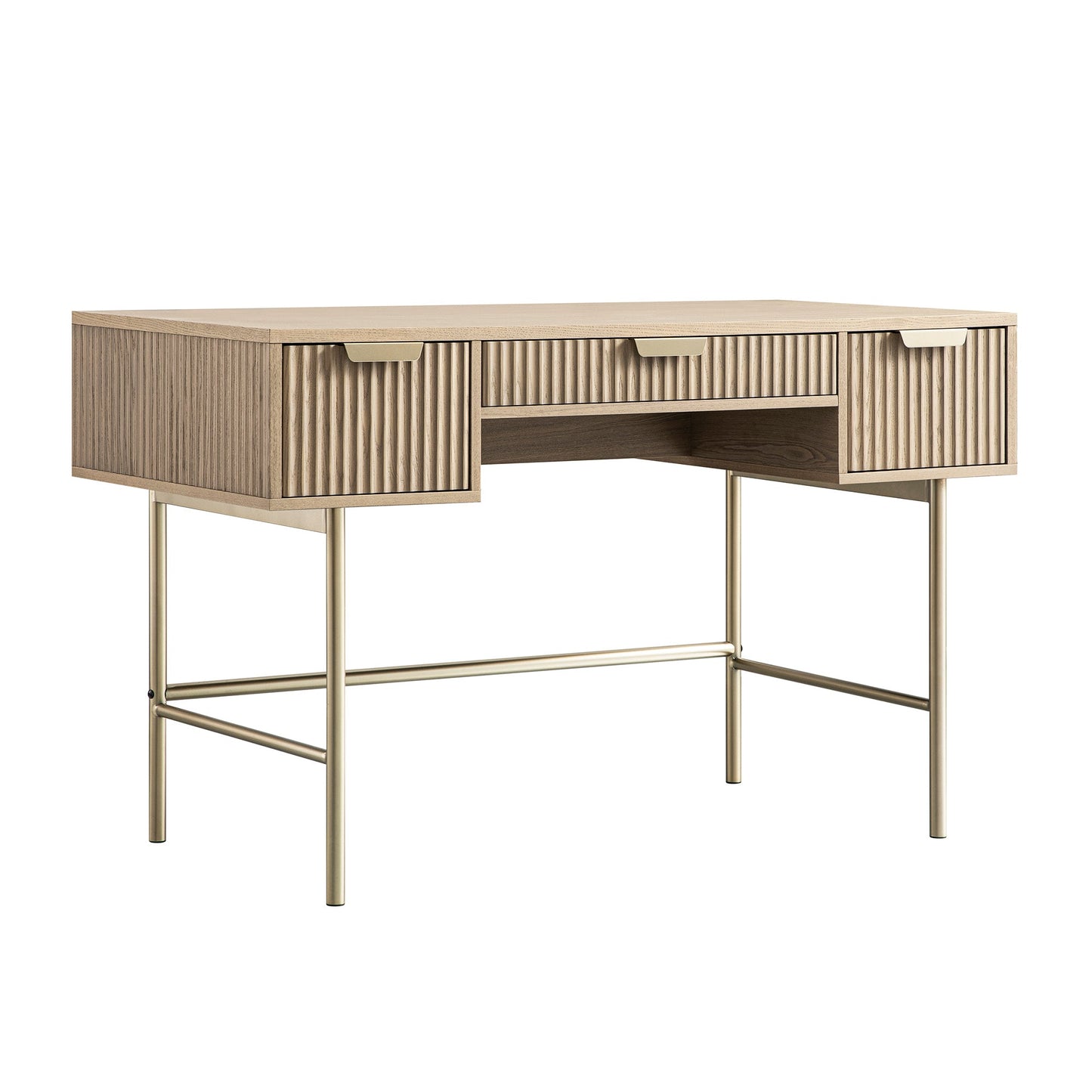 Coiffeuse Richmond Ridged, frêne clair