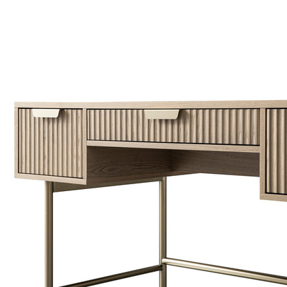 Coiffeuse Richmond Ridged, frêne clair