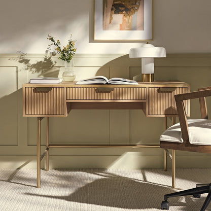 Coiffeuse Richmond Ridged, frêne clair