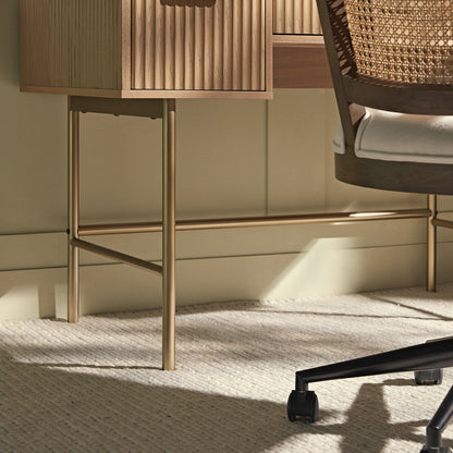 Coiffeuse Richmond Ridged, frêne clair