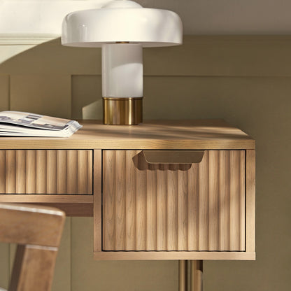 Coiffeuse Richmond Ridged, frêne clair