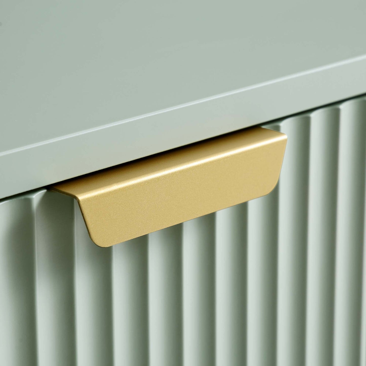 Coiffeuse Richmond Ridged, vert sauge mat