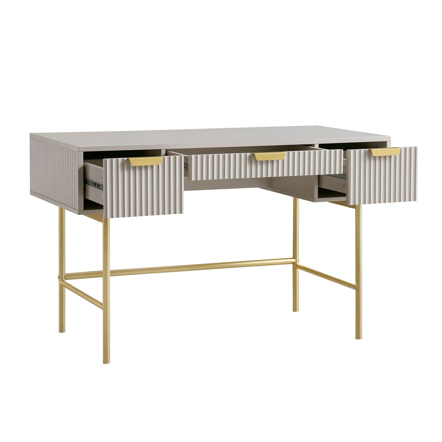 Coiffeuse Richmond Ridged, taupe mat