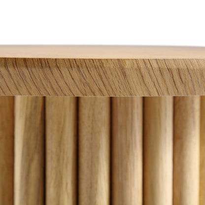 Table d'appoint ronde en chêne Maru, chêne