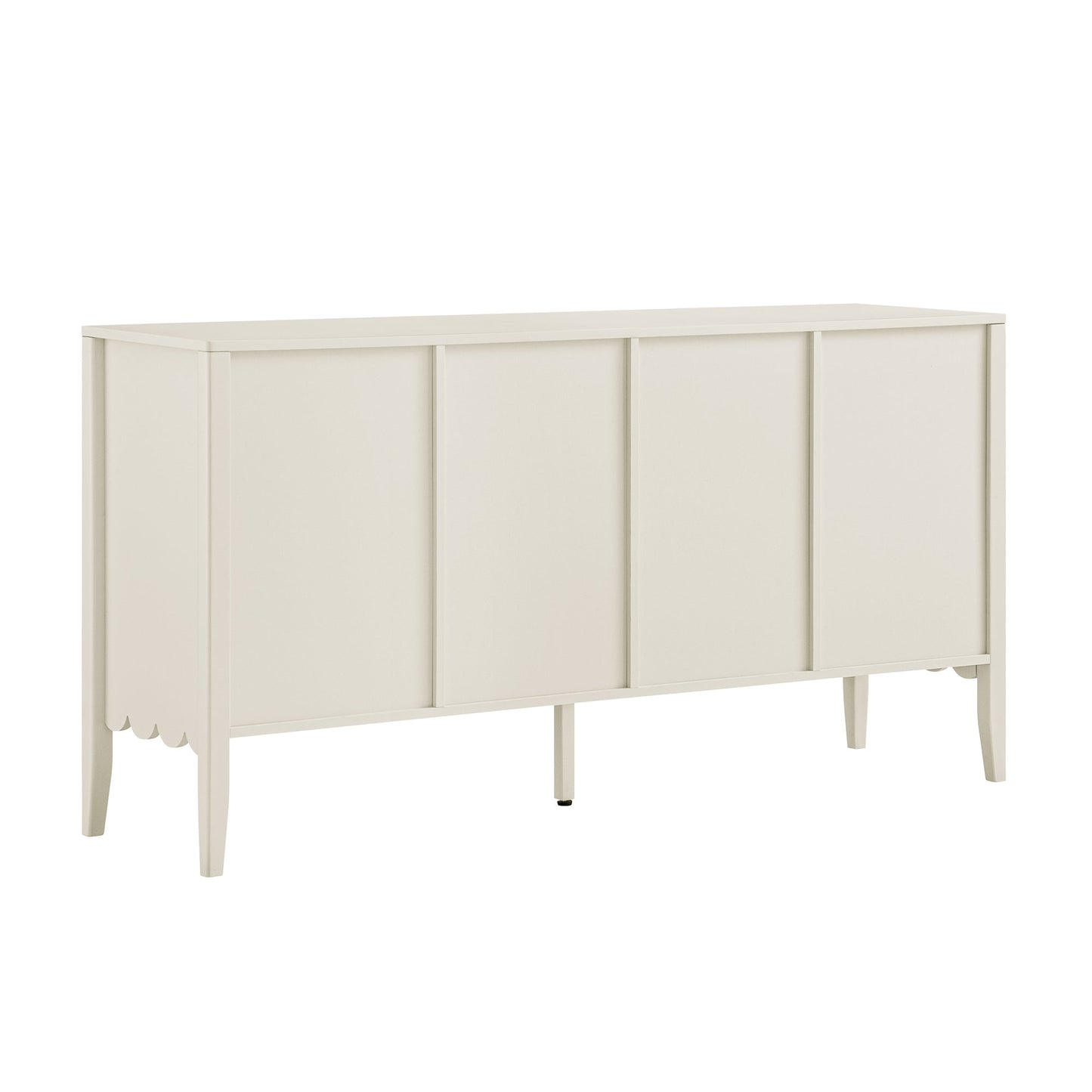 Buffet Henley à bords festonnés, 150 cm de large, sable clair
