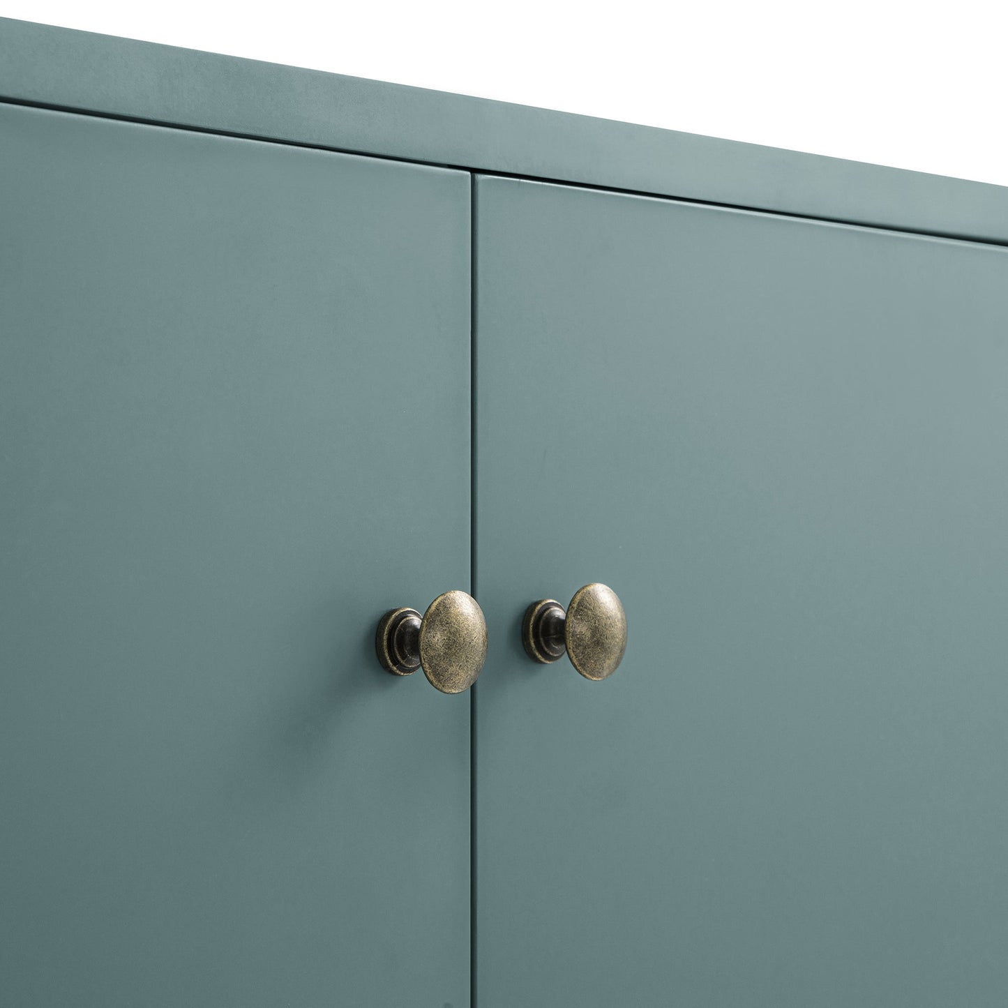 Buffet Henley à bords festonnés, 150 cm de large, épicéa bleu