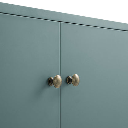 Buffet Henley à bords festonnés, 150 cm de large, épicéa bleu