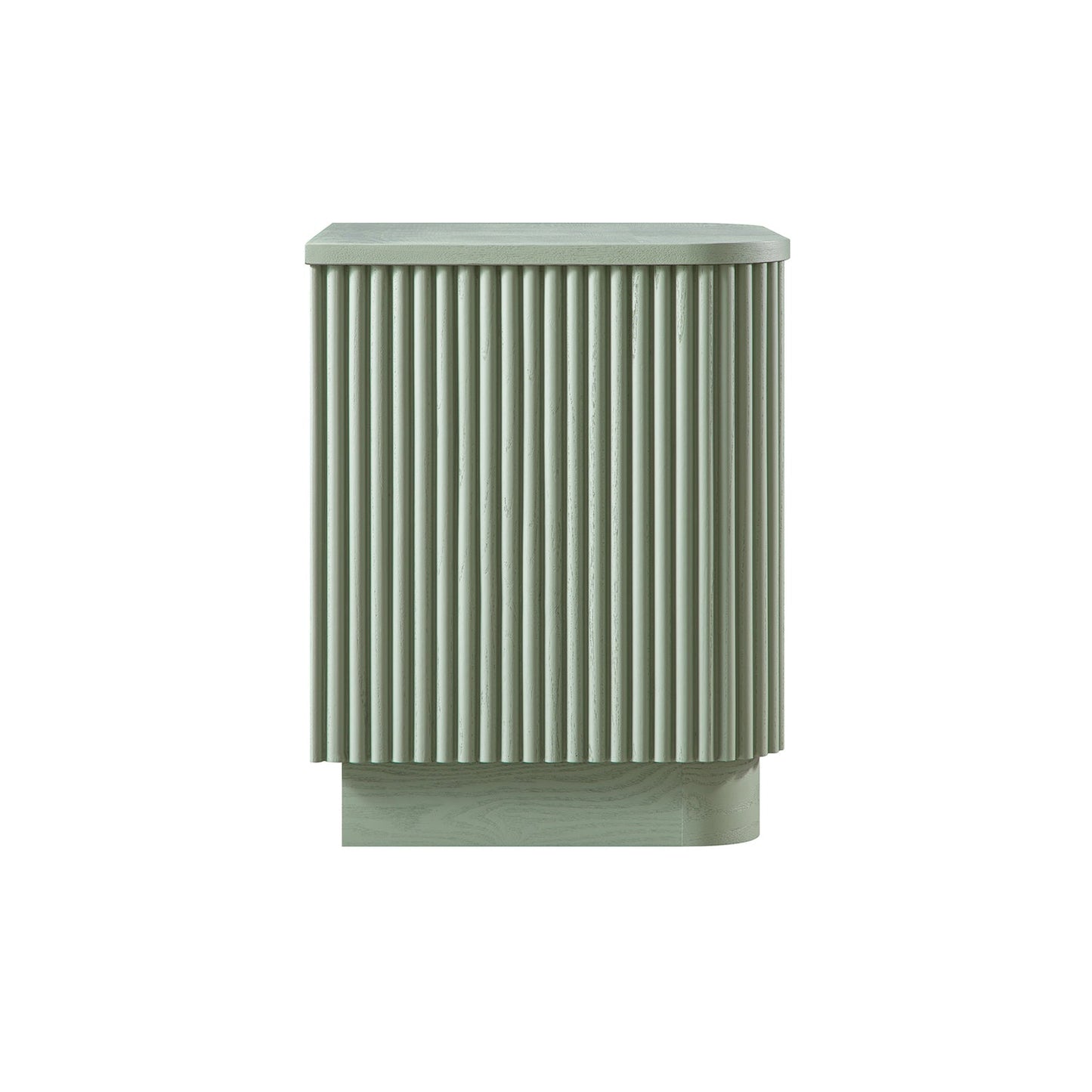 Table de chevet Maru à 1 tiroir, vert sauge