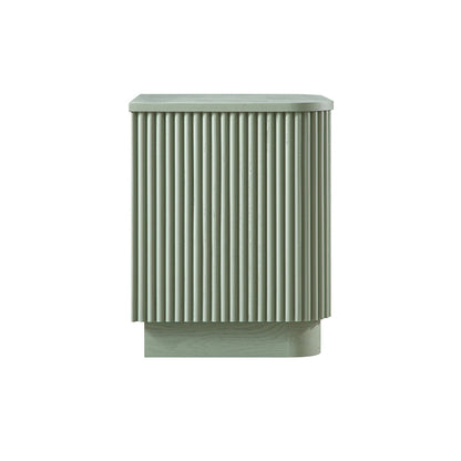 Table de chevet Maru à 1 tiroir, vert sauge