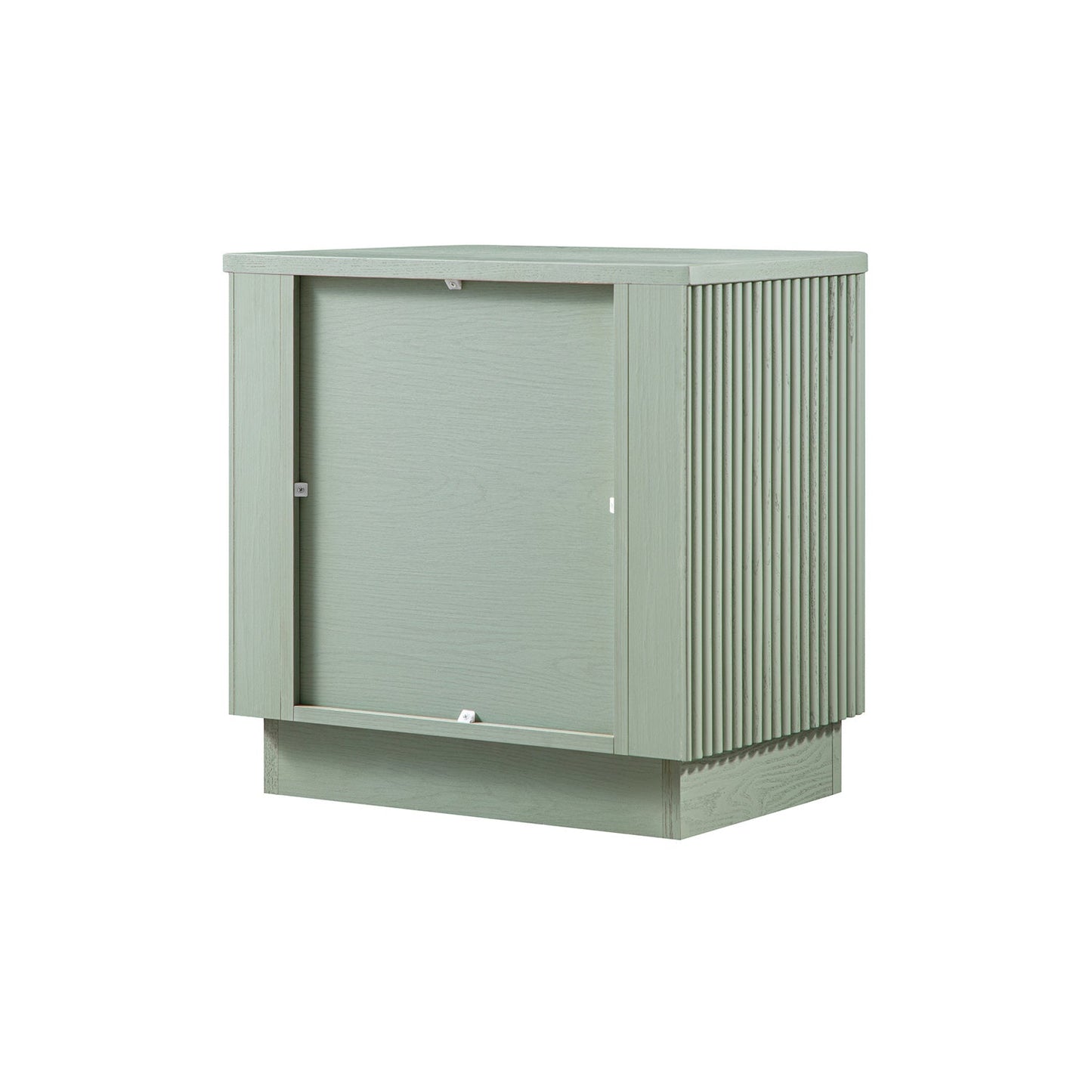 Table de chevet Maru à 1 tiroir, vert sauge